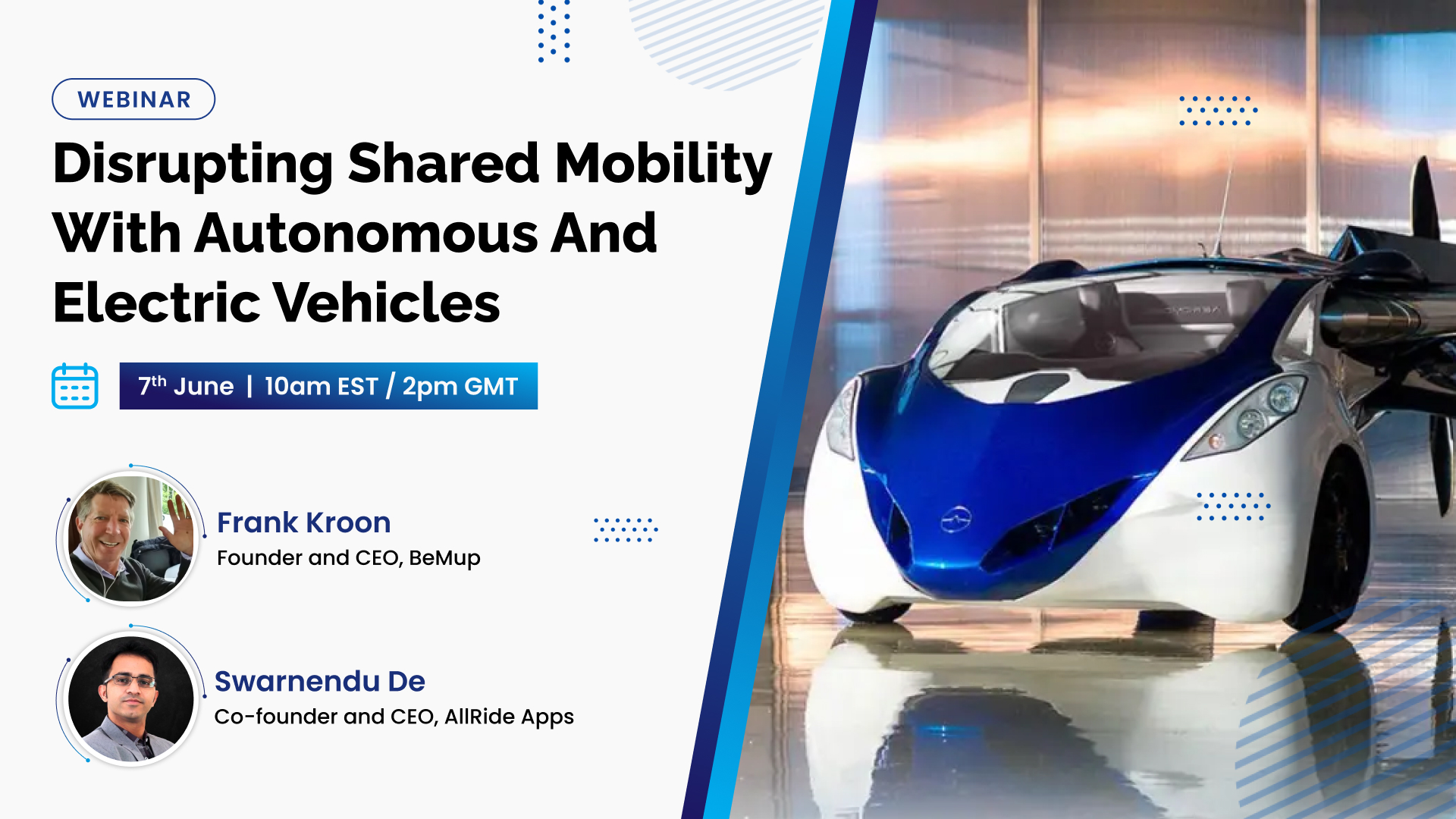 [Webinar] Shared Mobility With Autonomous & Electric Vehicles
